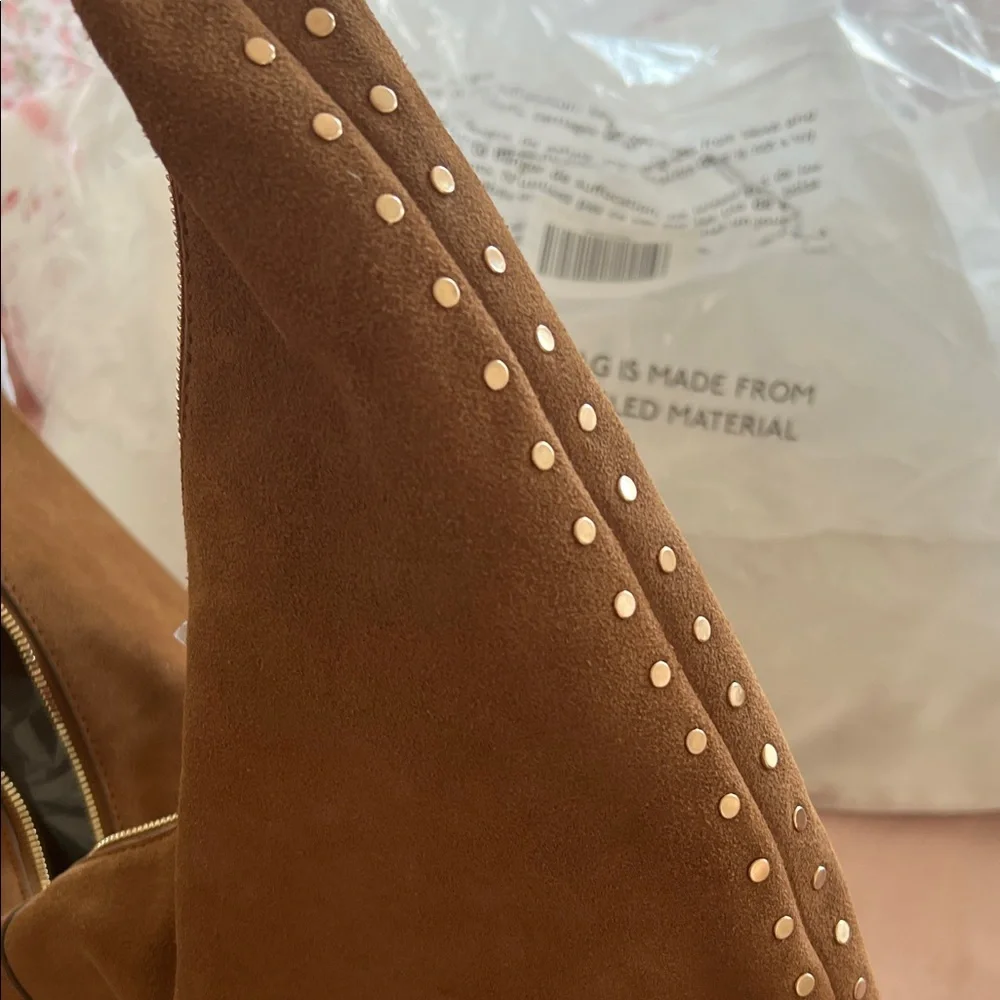 Madewell Brown Suede Hobo Bag - Picture 3 of 6